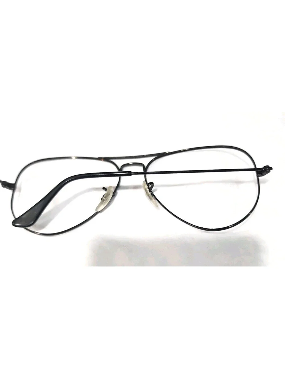 Ray Ban RB3025 L2823 No Lenses Aviator Black Sunglasses Frame 58-14 135 Italy